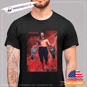 roman reigns acknowledge me,wwe roman Graphic Tee 1 Printing Ooze