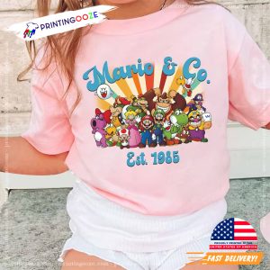 the super mario bros Movie, Mario & Co Est 1985 Shirt