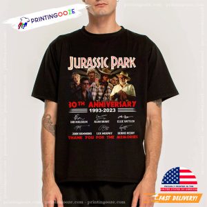 30th Anniversary 1993 2023 jurassic park t shirt 1 Printing Ooze