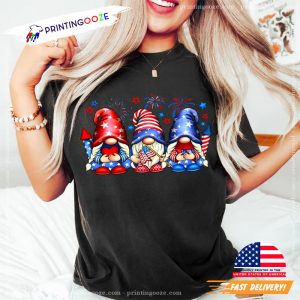 4th of July Gnomes Shirt, 4 july independence day shirt 2 Printing Ooze