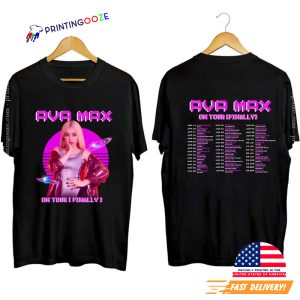 Ava Max On Tour Finally diamonds and dancefloors 2023 Tour Shirt