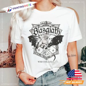 Basgiath War College T Shirt, Fourth Wing Xaden Shirt 3