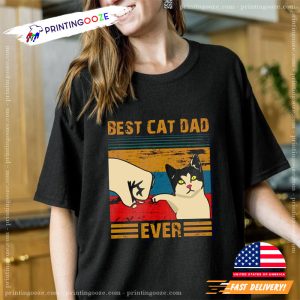 Best Cat Dad Ever Funny Shirt