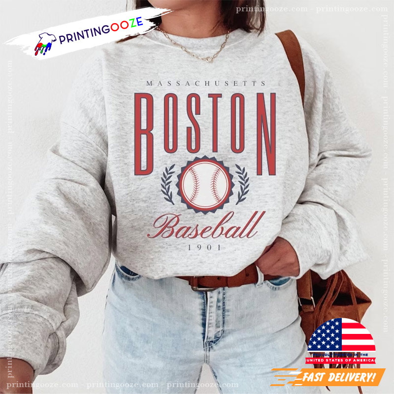 Retro Boston Red Sox Baseball EST 1901 Shirt - Printing Ooze