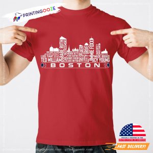 Boston sox baseball Team All Time Legends Shirt 2 Printing Ooze