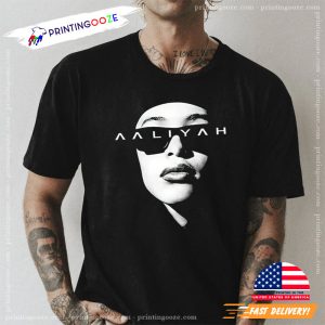 Classic Aaliyah Minimal Unisex T Shirt 2