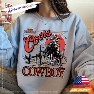 Coors Cowboy The Original vintage cowboy shirts 1 Printing Ooze