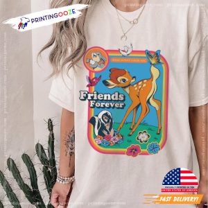 Cute Disney Classic Bambi And Friends Forever Vintage Comfort Colors Shirt 2 Printing Ooze