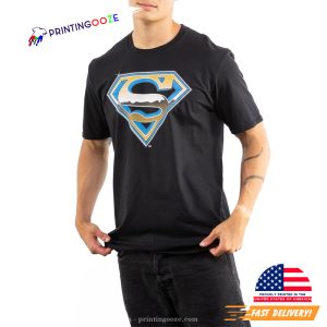 DC Comics superman symbol, Superman Chrome Logo T shirt 1