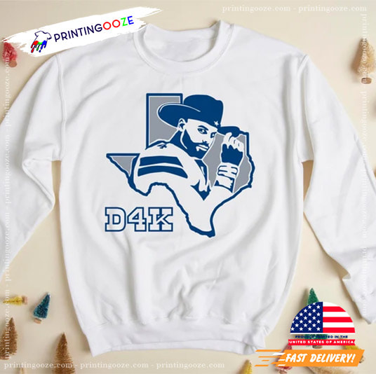 Dallas Dak Prescott Dallas Cowboy Star Shirt - Printing Ooze