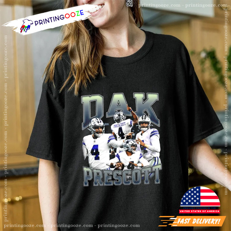 Dak Prescott Heavy NFL T-Shirt - Printing Ooze