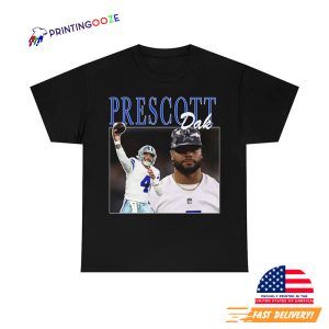 Dak Prescott Heavy NFL T-Shirt - Printing Ooze