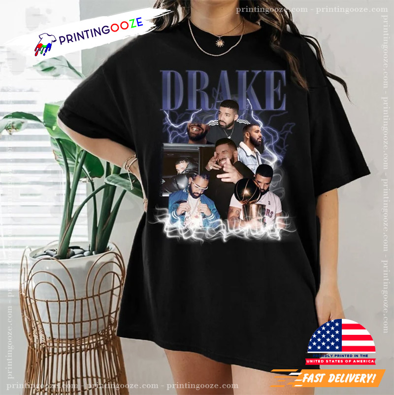 Drake 90's Bootleg Rap Tee, Drake Rapper Shirt - Unleash Your Creativity