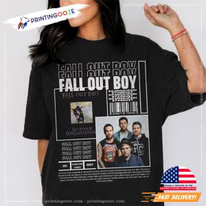 Fall Out Boy Summer tour 2023 Shirt, So Much For Stardust Merch 3 Printing Ooze