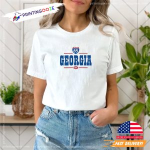 Georgia Interstate 85 USA Classic T Shirt 2 Printing Ooze