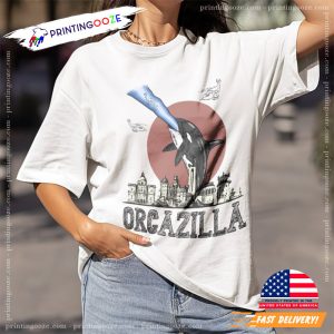 Gladys the Yacht Sinking Orca Meme funny animal Shirt 4 Printing Ooze