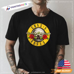 Guns N Roses Bullet Logo T Shirt