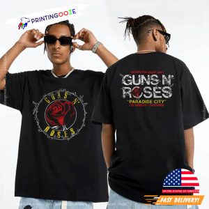 Guns N Roses Skull 2 Side Shirt
