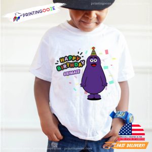 Happy Birthday grimace toy Funny T shirt 3