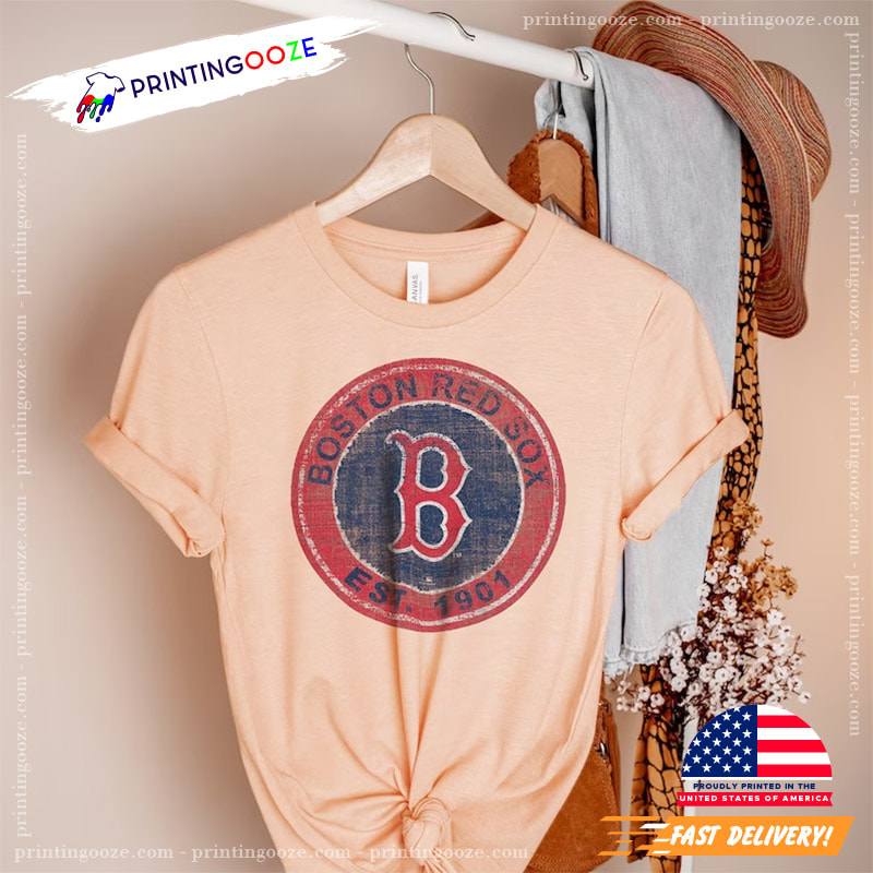 Throwback Boston Red Sox Baseball Vintage Style Shirt - Printing Ooze