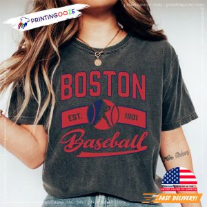 Retro boston red sox baseball EST 1901 Shirt 2 Printing Ooze