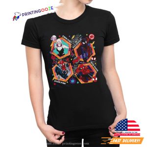 Spider Man Across the Spider Verse Characters Shirt 3 Printing Ooze
