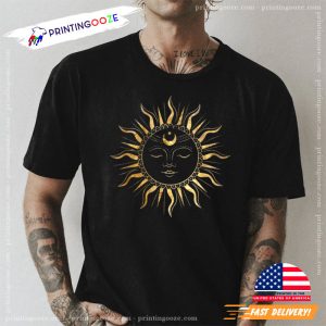 Sun Light Dark Academia Occult Witch Moon Shirt 1 Printing Ooze