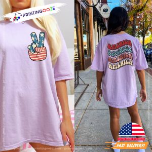 Vintage 4th of July USA Comfort Colors Shirt 1