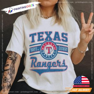 Vintage Texas EST 1835 T-Shirt, Texas Rangers Shirt - Printing Ooze