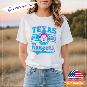 Vintage texas rangers shirt, Texas EST 1835 Tee 1 Printing Ooze