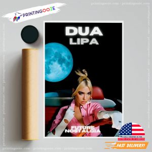 dua lipa future nostalgia, Dua Lipa album posters 2 Printing Ooze