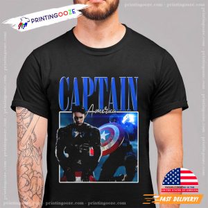 steve rogers captain america Marvel T shirt 1 Printing Ooze