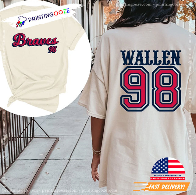 Atlanta Wallen 98 Braves Shirt Morgan Wallen Long Sleeve Shirt - Happy  Place for Music Lovers