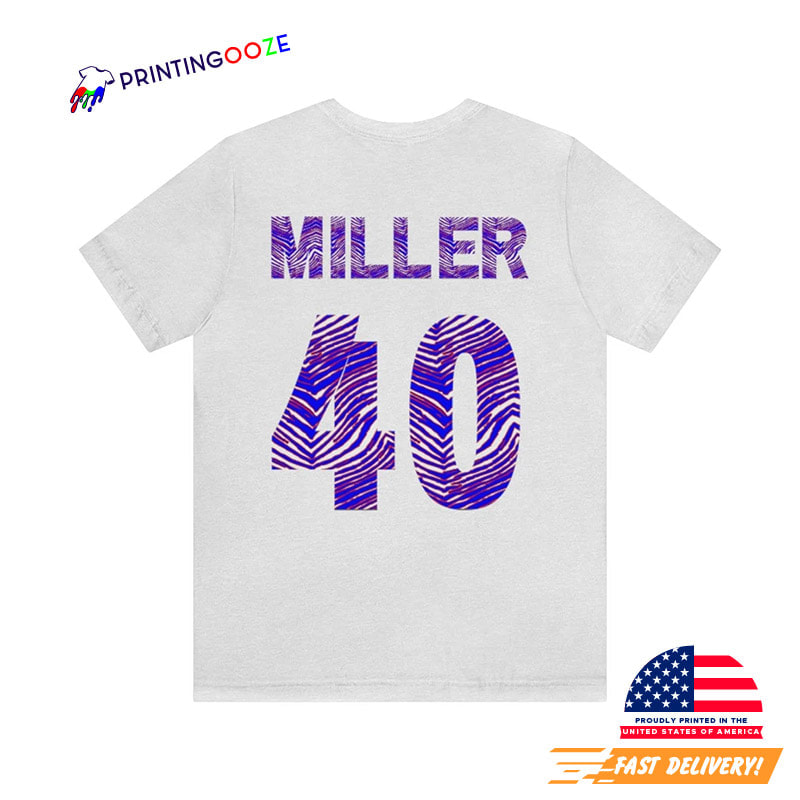 Von Miller Buffalo Bills 40 Signature Shirt - Anynee