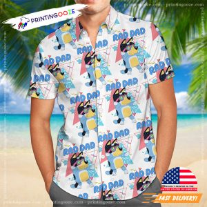 Cartoon disney bluey Hawaiian Shirt