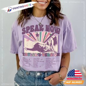 Comfort Color Retro Speak Now Taylor's Version Shirt Printing Ooze