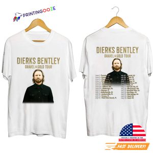 Dierks Bentley gravel and gold 2023 Tour Shirt Printing Ooze