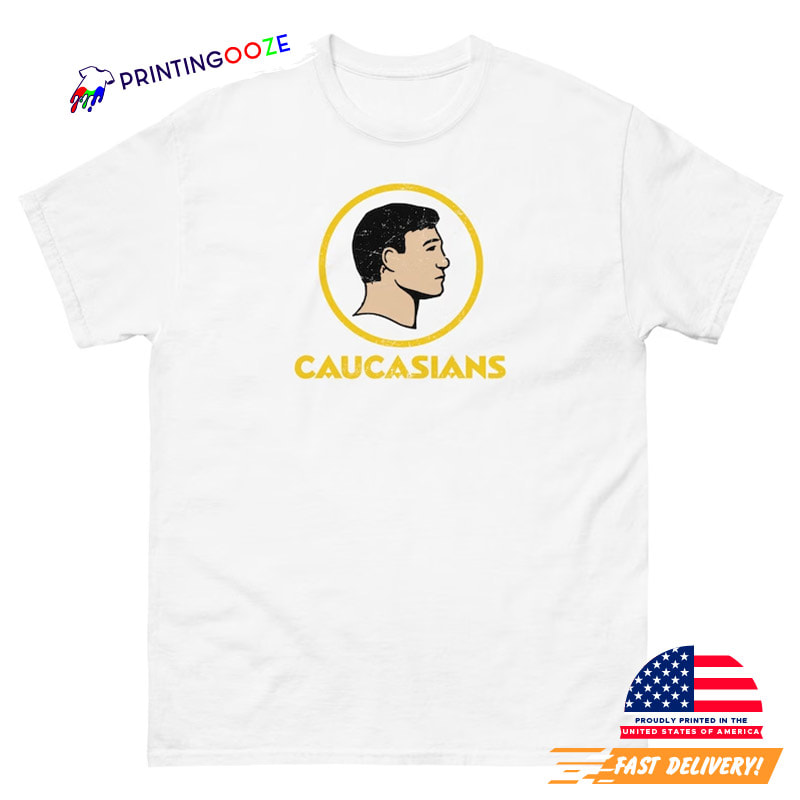 Distressed Retro Washington Caucasians T-shirt - Ink In Action