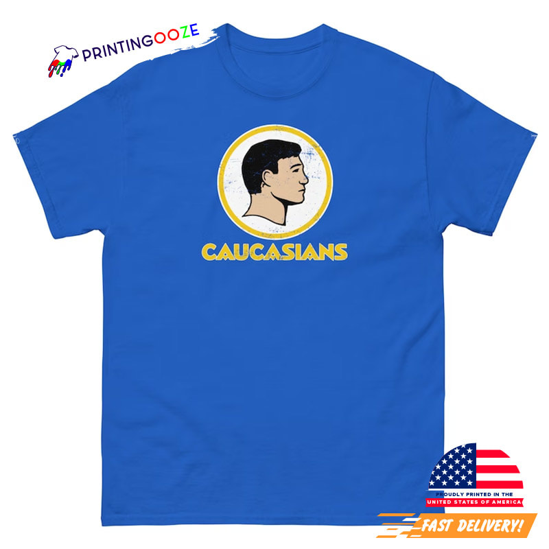 Buy Caucasians T Shirt Distressed Retro Washington Caucasians Online in  India 