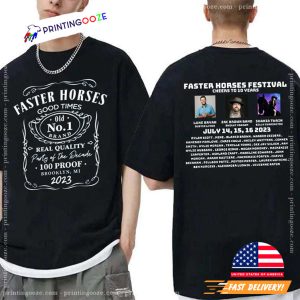 Faster Horses country concert 2023 Best T Shirt 2 Printing Ooze