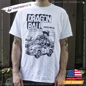 Goku, Krillin, Master Roshi dragon ball anime T Shirt 2 Printing Ooze