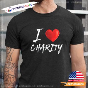 I Love Heart Charity Family T Shirt 2