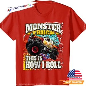 Kids monster jam monster trucks T shirt