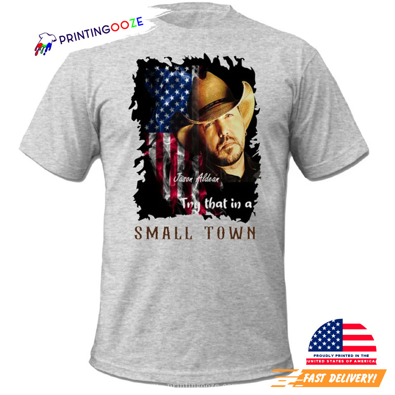 Jason Aldean US Flag Try That In A Small Town CUSTOM Baseball Jersey -   Worldwide Shipping