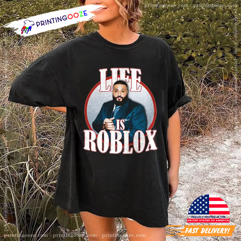 DJ Khaled Life Is Roblox Vintage Style T-Shirt, Dj Khaled Sh - Inspire  Uplift