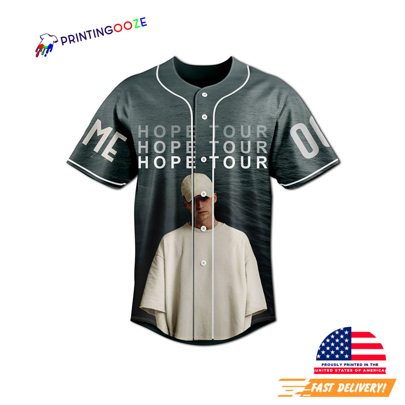 NF Hope Tour 2023 Personalized Baseball Jersey - Printing Ooze