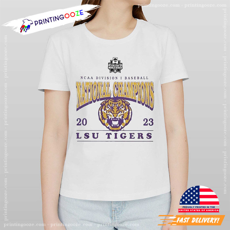 National Champions LSU Tigers Baseball Frankie T-Shirt - Printing Ooze
