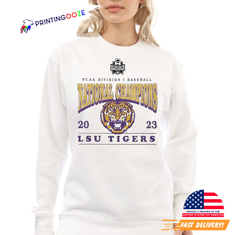 National Champions LSU Tigers Baseball Frankie T-Shirt - Printing Ooze