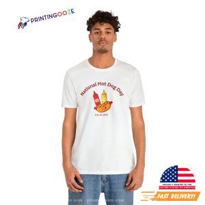 National hot dog day t shirt