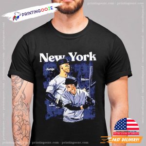 New York mlb aaron judge Anthony Rizzo yankees t shirt 1 Printing Ooze